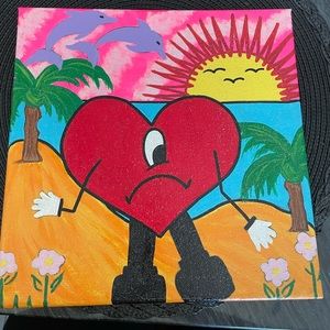 Custom hand painted canvas